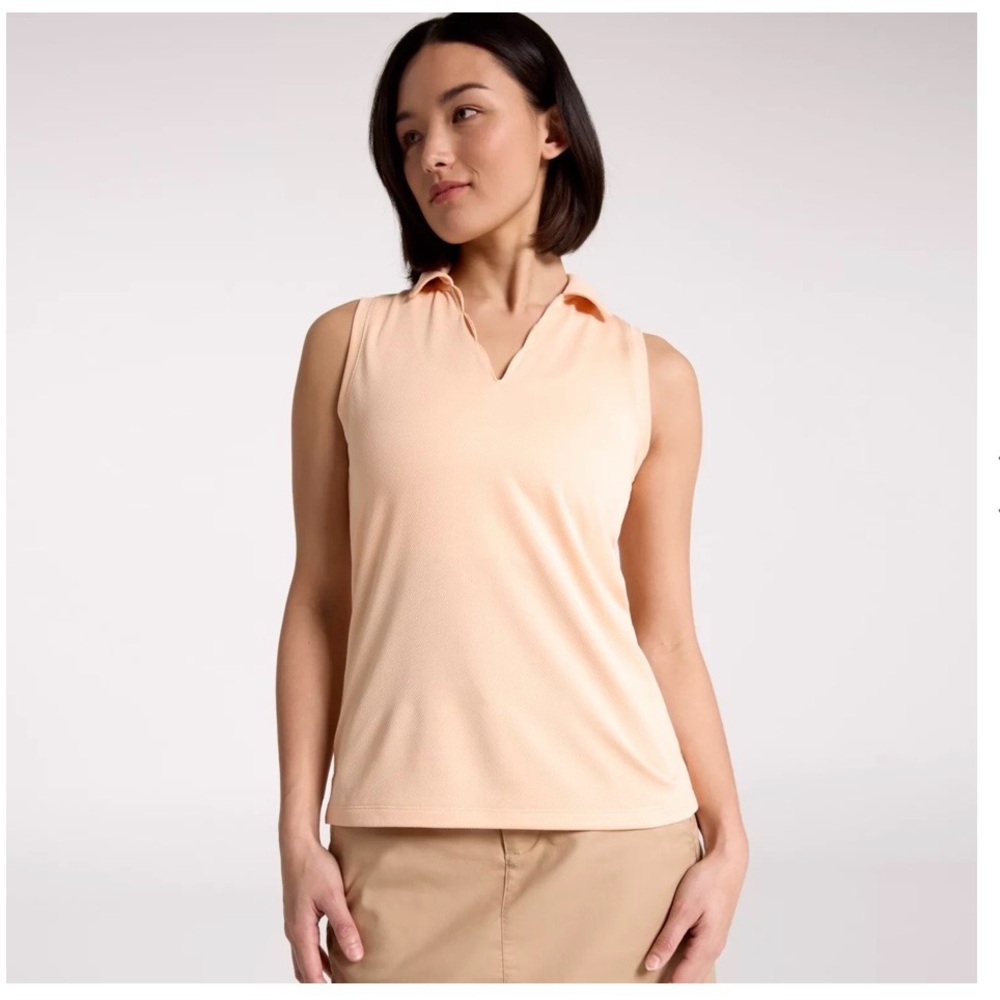 Peach Sleeveless Women's Top